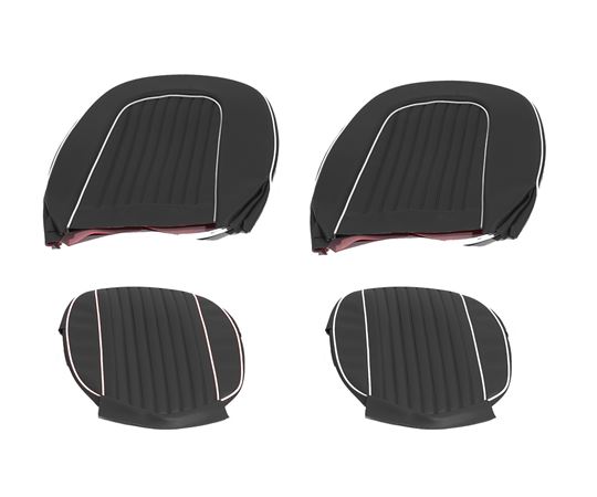 Leather Seat Cover Kit - Black - RL1550BLACK